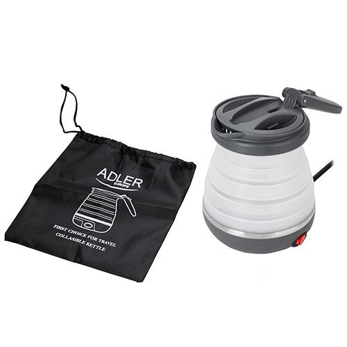 Adler AD 1279 electric kettle 0.6 L Black,White 750 W (AD 1279)