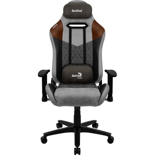 Aerocool DUKE AeroSuede Universal gaming chair Black, Brown, Grey (AEROAC-280DUKE-GREY)