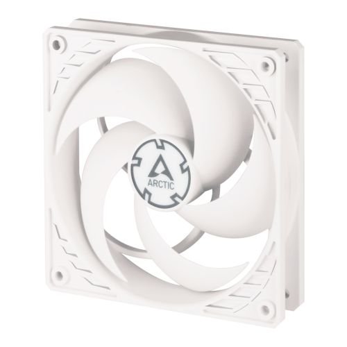 ARCTIC P12 PWM PST (White/White) Pressure-optimised 120 mm Fan with PWM PST (ACFAN00170A)