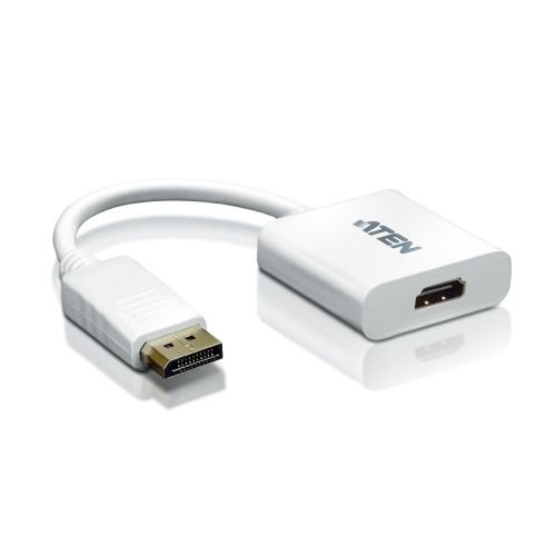 Aten DisplayPort/HDMI DisplayPort Male HDMI Type A female White (VC985-AT)
