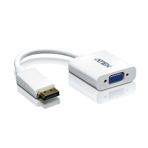 Aten Displayport/VGA adapter DisplayPort Male VGA HDB-15 Female White (VC925)