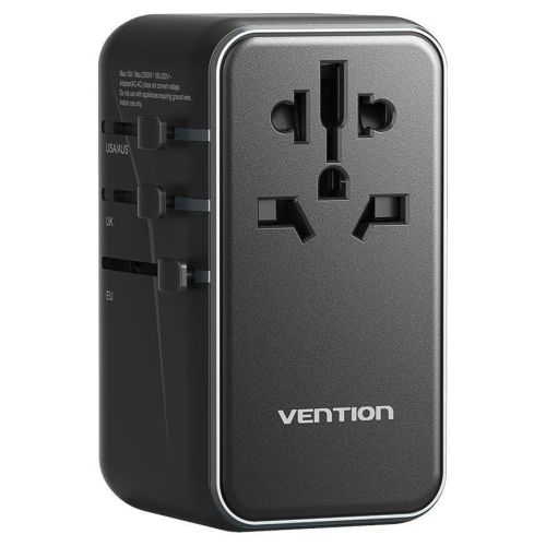 Adapter with Vention 100W charger 1xUSB-A 3xUSB-C (FJGB0)