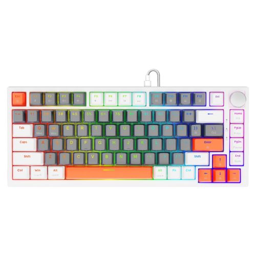 Savio ASTRAL WHITE JADE 3 COLOURS keyboard Gaming USB QWERTY US International (ASTRAL WHITE JADE 3 COLOURS)
