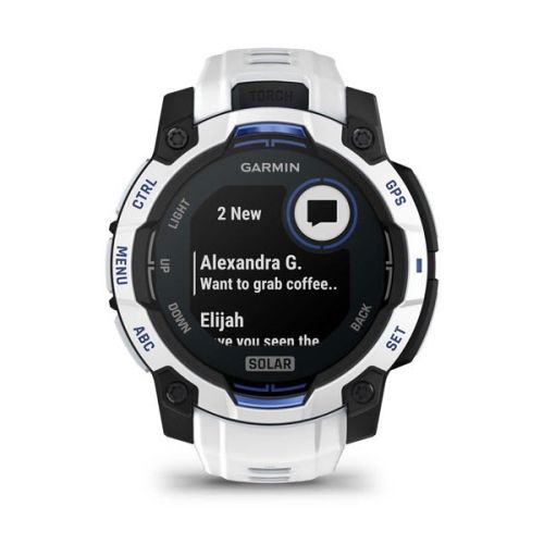 Garmin Instinct 2.29 cm (0.9") MIP 45 mm Digital 176 x 176 pixels Touchscreen Black, White GPS (satellite) (010-02934-03)
