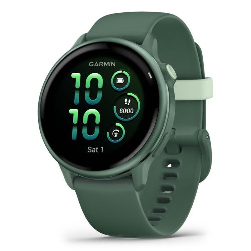 Garmin vívoactive 6 3.05 cm (1.2") AMOLED 42 mm Digital 390 x 390 pixels Touchscreen Green Wi-Fi GPS (satellite) (010-02985-02)