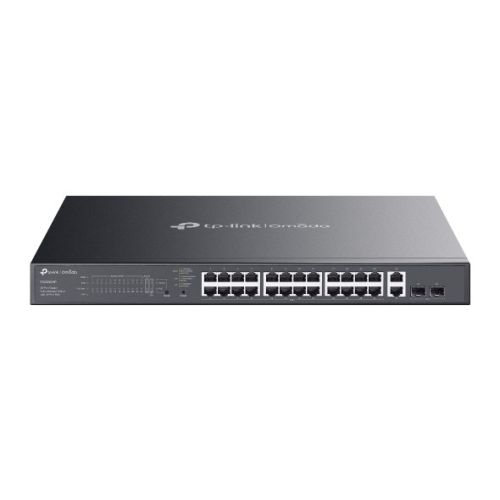 TP-Link Omada ES228GMP network switch Managed L2 Gigabit Ethernet (10/100/1000) Power over Ethernet (PoE) Black (ES228GMP)