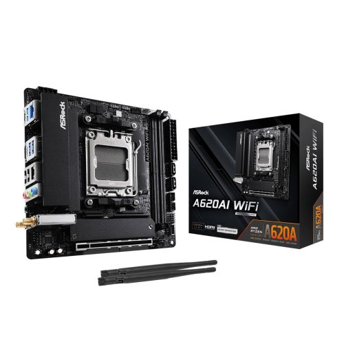 Asrock A620AI WiFi AMD A620A Socket AM5 mini ITX (A620AI WiFi)
