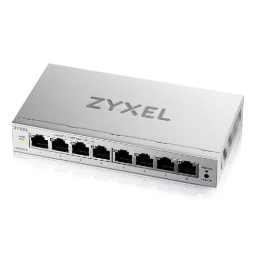 Zyxel GS1200-8V3 Managed L2 Gigabit Ethernet (10/100/1000) Desktop Grey (GS1200-8V3-EU0101F)