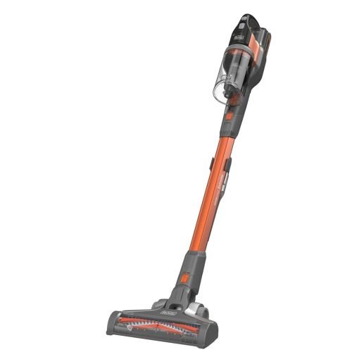 Black & Decker BHFEV182C-QW stick vacuum/electric broom 2-in-1 stick vacuum Battery Dry Bagless Orange, Titanium 2 Ah (BHFEV182C-QW)