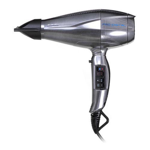 BaByliss Pro Digital Grey, Silver 2200 W (6000E)