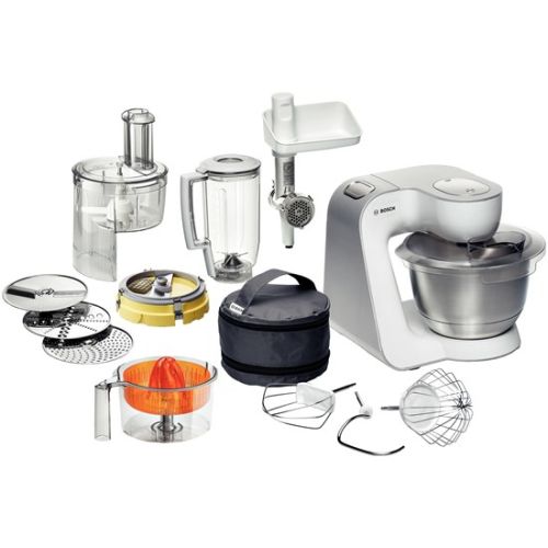 Bosch Styline food processor 900 W 3.9 L Stainless steel, White (MUM 54251)