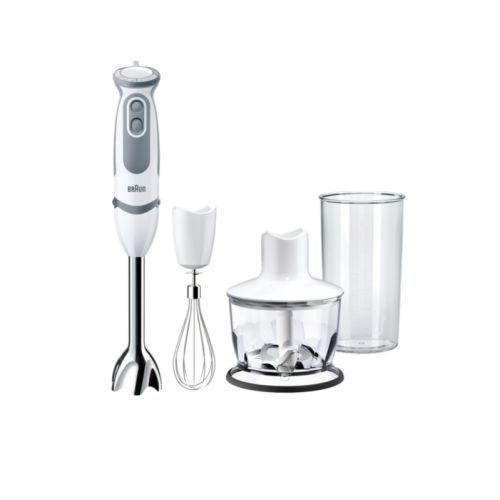Braun MQ 5235 WH 0.5 L Cooking blender 1000 W Grey, White (MQ 5235)