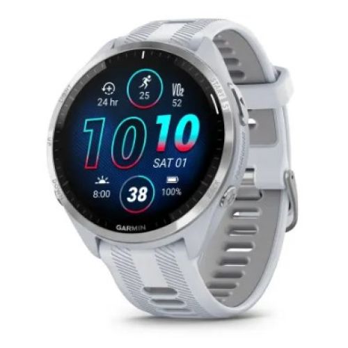 Garmin Forerunner 965 3.56 cm (1.4") AMOLED 47 mm Digital 454 x 454 pixels Touchscreen White Wi-Fi GPS (satellite) (010-02809-11)