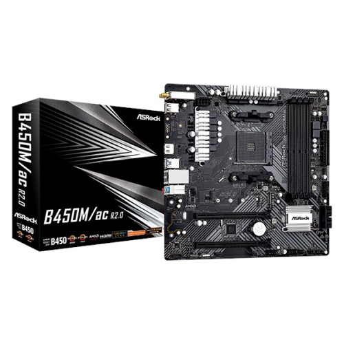 Asrock motherboard B450M/AC R2.0 (B450M/AC R2.0)