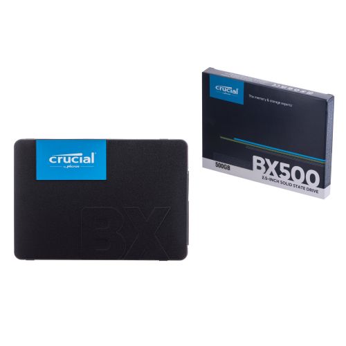 Crucial CT500BX500SSD1 internal solid state drive 2.5" 500 GB Serial ATA III 3D NAND (CT500BX500SSD1)