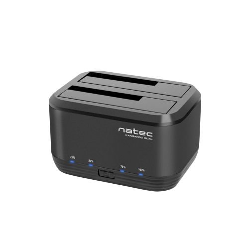 NATEC Kangaroo Dual USB 3.2 Gen 1 (3.1 Gen 1) Type-A Black (NSD-0955)