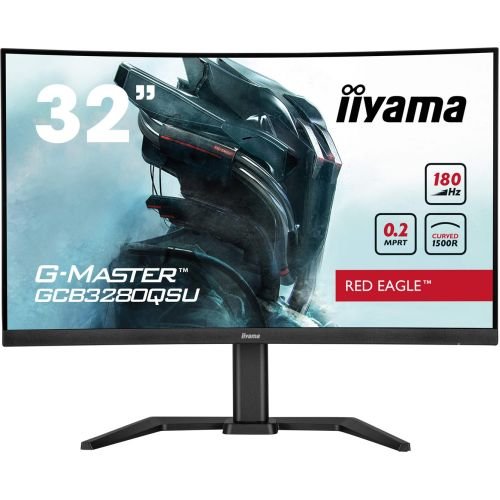 iiyama G-MASTER GCB3280QSU-B2 computer monitor 80 cm (31.5") 2560 x 1440 pixels Dual QHD LED Black (GCB3280QSU-B2)