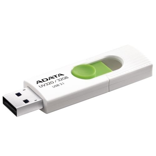 ADATA UV320 USB flash drive 32 GB USB Type-A 3.2 Gen 1 (3.1 Gen 1) Green,White (AUV320-32G-RWHGN)