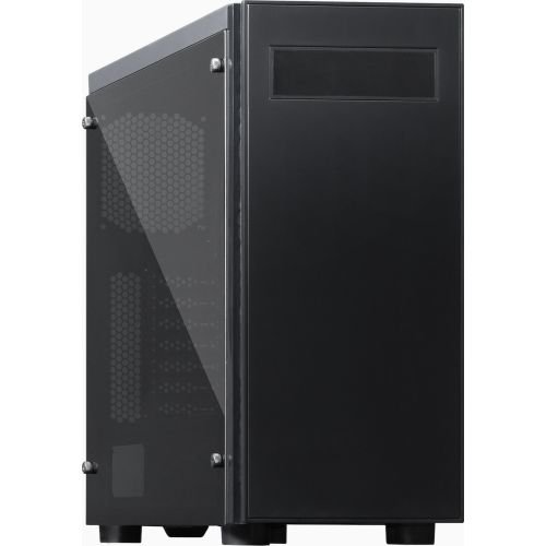 Chieftec AL-02B-TG-OP Hawk Black, side panel made of hardened glass  (AL-02B-TG-OP)