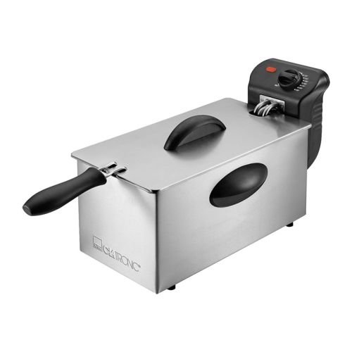 Clatronic FR 3586 Fryer 3 L Silver,Stainless steel Stand-alone 2000 W (FR 3586)