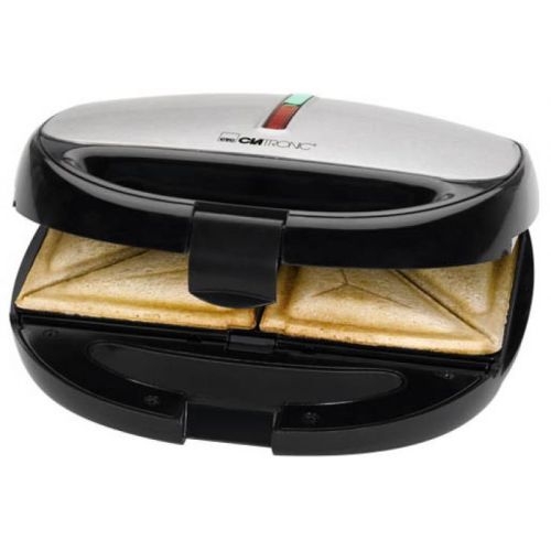 Clatronic ST/WA 3670 sandwich maker 800 W Black,Stainless steel (ST/WA 3670)