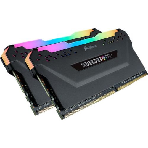 Corsair DIMM 16 GB DDR4-2933 Kit black, CMW16GX4M2Z2933C16, Vengeance RGB PRO  (CMW16GX4M2Z2933C16)