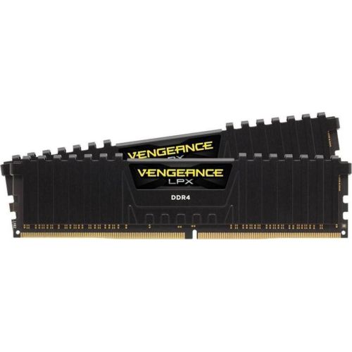 Corsair DIMM 16 GB DDR4-3200 Kit black, CMK16GX4M2Z3200C16, Vengeance LPX, optimized for AMD  (CMK16GX4M2Z3200C16)