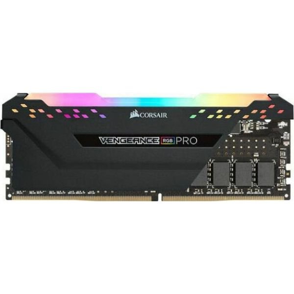 Corsair DIMM 16 GB DDR4-3600 black, CMW16GX4M1Z3600C18, Vengeance RGB PRO, optimized for AMD (CMW16GX4M1Z3600C18) Corsair DIMM 16 GB DDR4-3600 black, CMW16GX4M1Z3600C18, Vengeance RGB PRO, optimized for AMD (CMW16GX4M1Z3600C18)