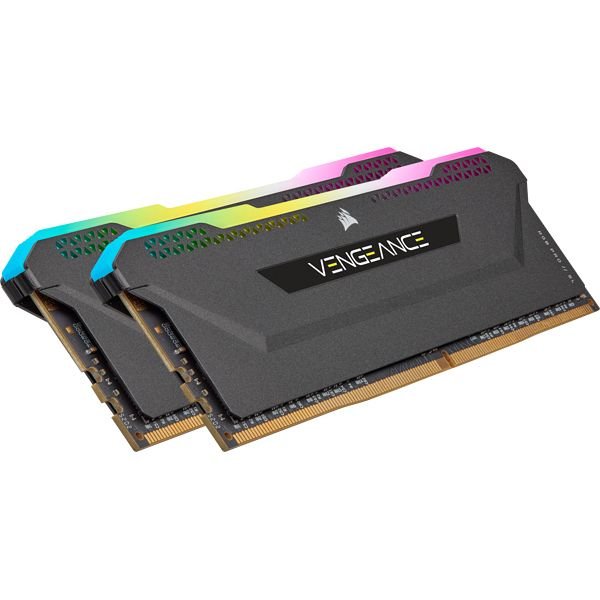 Corsair DIMM 16 GB DDR4-3600 Kit black, CMH16GX4M2D3600C18, Vengeance RGB PRO SL (CMH16GX4M2D3600C18) Corsair DIMM 16 GB DDR4-3600 Kit black, CMH16GX4M2D3600C18, Vengeance RGB PRO SL (CMH16GX4M2D3600C18)