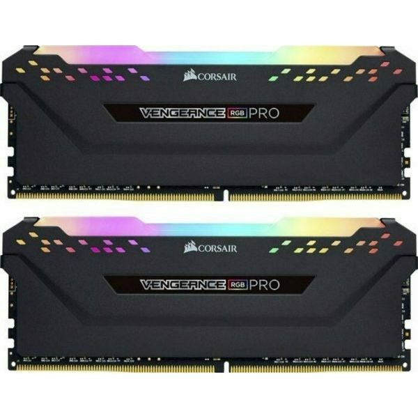 Corsair DIMM 16 GB DDR4-3600 Kit black, CMW16GX4M2D3600C16, Vengeance RGB PRO (CMW16GX4M2D3600C16) Corsair DIMM 16 GB DDR4-3600 Kit black, CMW16GX4M2D3600C16, Vengeance RGB PRO (CMW16GX4M2D3600C16)
