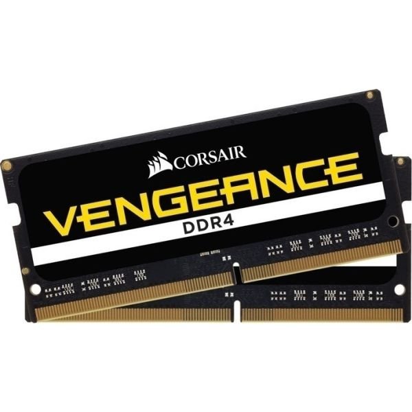 Corsair SO-DIMM 32 GB DDR4-2666 Kit black, CMSX32GX4M2A2666C18, Vengeance (CMSX32GX4M2A2666C18) Corsair SO-DIMM 32 GB DDR4-2666 Kit black, CMSX32GX4M2A2666C18, Vengeance (CMSX32GX4M2A2666C18)