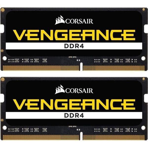 Corsair SO-DIMM 32 GB DDR4-3000 Kit black, CMSX32GX4M2A3000C18, Vengeance (CMSX32GX4M2A3000C18) Corsair SO-DIMM 32 GB DDR4-3000 Kit black, CMSX32GX4M2A3000C18, Vengeance (CMSX32GX4M2A3000C18)