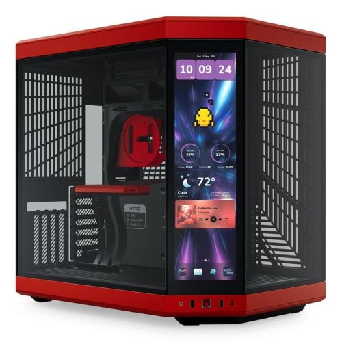 HYTE Y70 Touch Infinite Midi Tower Black, Cherry colour (CS-HYTE-Y70TTI-RB)