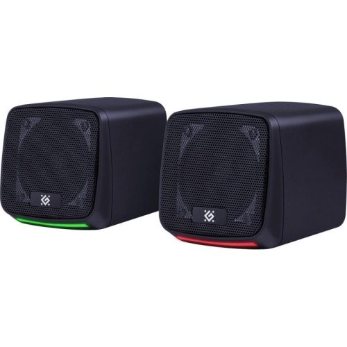 PC Speakers 2.0 DEFENDER J3 2.0 6W LED USB black (65963)