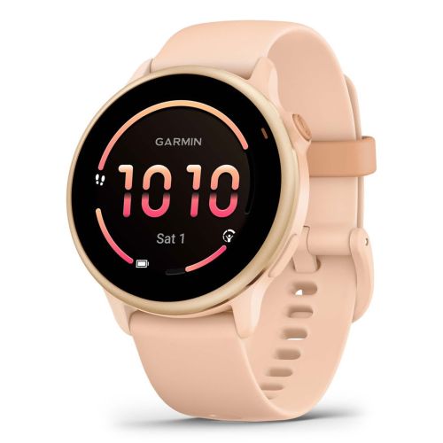 Garmin vívoactive 6 3.05 cm (1.2") AMOLED 42 mm Digital 390 x 390 pixels Touchscreen Pink Wi-Fi GPS (satellite) (010-02985-03)