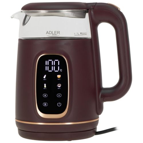 ADLER AD 1305 burgundy electric kettle (AD 1305bu)