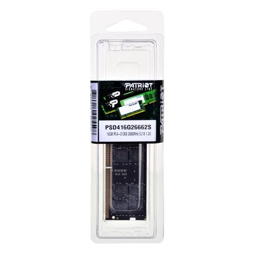 Patriot Memory PSD416G26662S memory module 16 GB DDR4 2666 MHz (PSD416G26662S)
