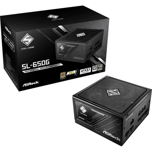Power supply ASRock STEEL LEGEND 650W 80 Plus Gold (90-UXS065-GFEAAA) (90-UXS065-GFEAAA)