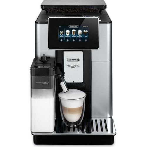 DeLonghi PrimaDonna Soul ECAM 610.55.SB silver black  (ECAM610.55.SB)
