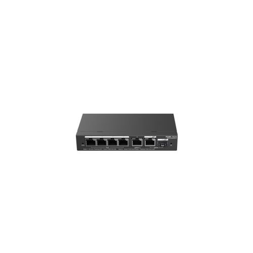 Ruijie Networks RG-ES206GS-P network switch Managed L2 Gigabit Ethernet (10/100/1000) Power over Ethernet (PoE) Black (RG-ES206GS-P)
