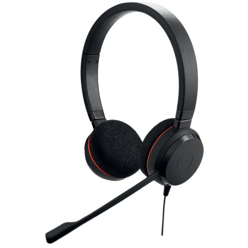 Jabra Evolve 20 Headset Wired Head-band Office/Call center USB Type-C / USB Type-A Black (4999-823-169)
