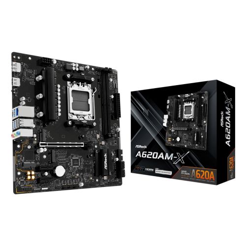 Asrock A620AM-X motherboard AMD A620 Socket AM5 micro ATX (A620AM-X)