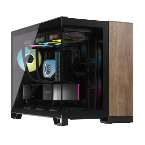 Corsair CC-9011286-WW computer case Midi Tower Black, Walnut (CC-9011286-WW)