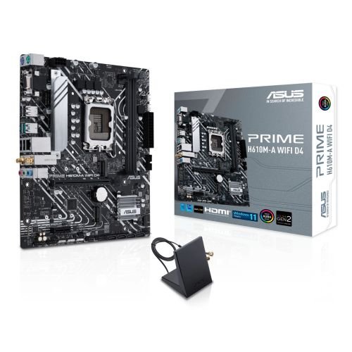 ASUS PRIME H610M-A WIFI D4 Intel H610 LGA 1700 micro ATX (90MB1C80-M0EAY0)