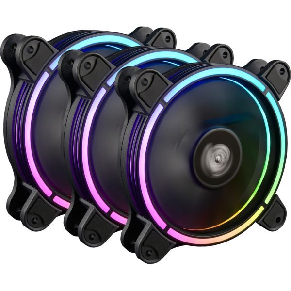 Enermax T.B. RGB AD 3 Pack 120x120x25 black (UCTBRGBA12P-BP3) Enermax T.B. RGB AD 3 Pack 120x120x25 black (UCTBRGBA12P-BP3)