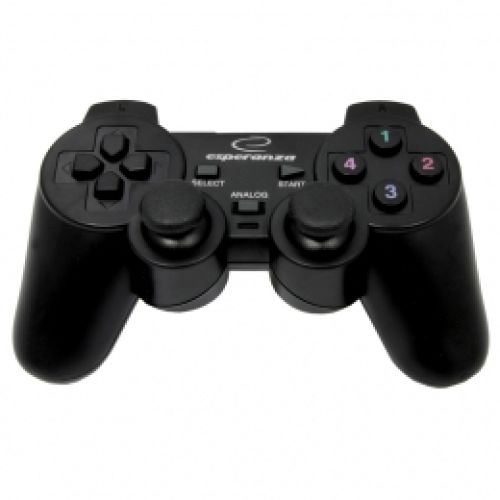 Esperanza EG106 Gaming Controller Joystick PC,Playstation 2,Playstation 3 Analogue / Digital USB 2.0 Black (EG106)