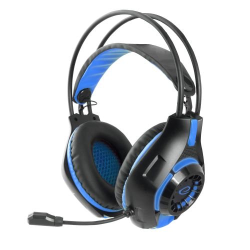 Esperanza EGH420B Headset Head-band Black,Blue (EGH420B)