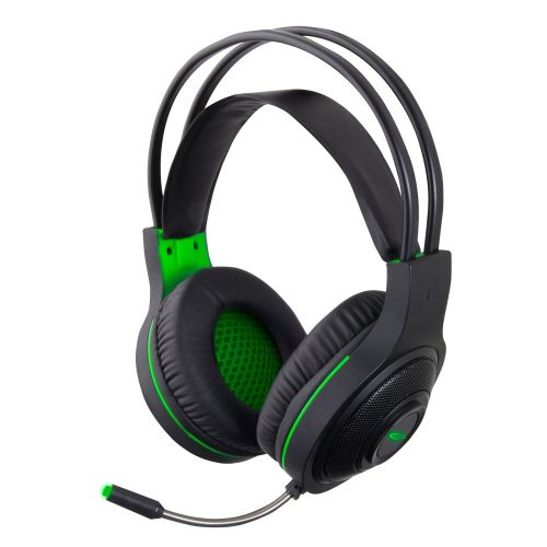 Esperanza EGH430 Headphones with microphone Headband Black, Green (EGH430)