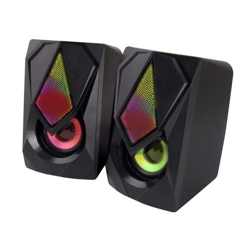 Esperanza EGS102 Speakers 2.0 USB LED 5 W Black (EGS102)