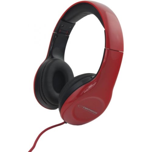 Esperanza EH138R headphones/headset Head-band Black,Red (EH138R)